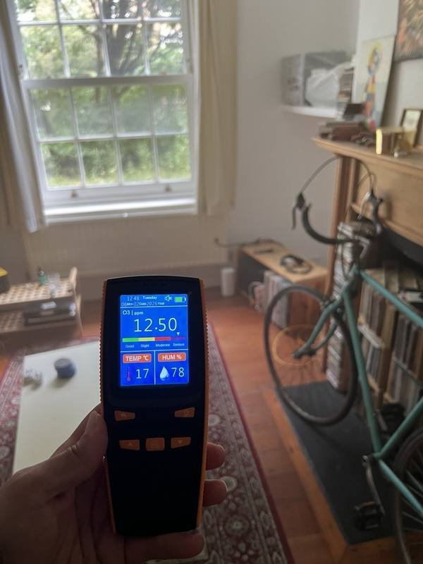 Ozone measurement in room